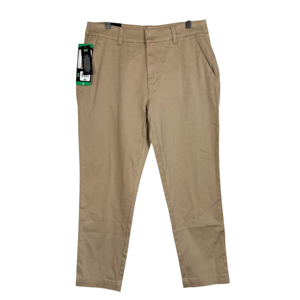 New Banana Republic Cropped Chino Pants Khaki Beige - 12